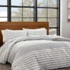 Eddie Bauer Cooper Stripe Duvet Cover Set Home