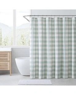 Eddie Bauer Cabin Plaid Twill Shower Curtain Home