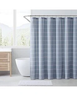 Eddie Bauer Kettle Falls Plaid Twill Shower Curtain Home