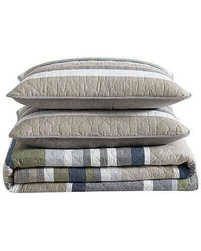 Eddie Bauer Salmon Ladder Reversible Quilt Set Home - Image 2