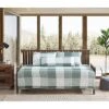Eddie Bauer Oulder Plaid 100% Cotton Quilted Daybed Cover Set Home