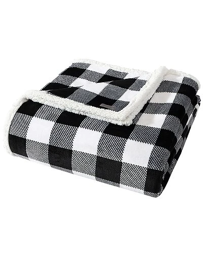 Eddie Bauer Cabin Plaid Ultra Soft Plush Fleece Blanket Home