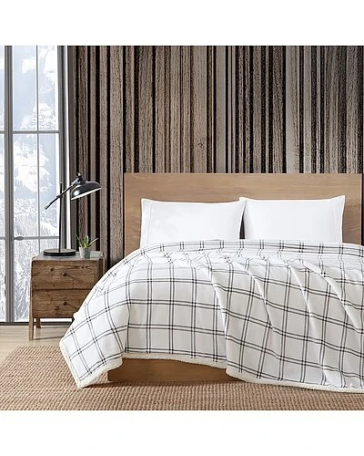 Eddie Bauer Kettle Falls Plaid Ultra Soft Plush Fleece Blanket Home - Image 2