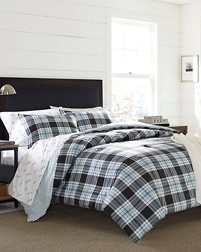 Eddie Bauer Lewis Plaid Cotton Duvet Cover Set Home