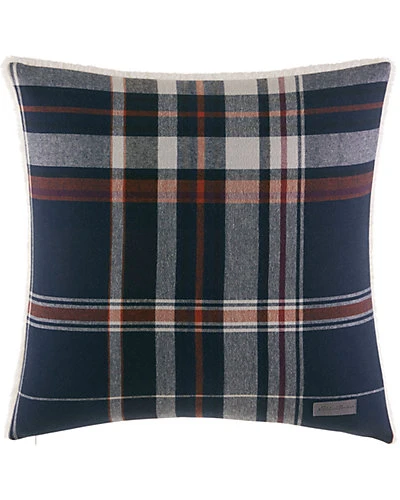 Eddie Bauer Horizon Bay Navy Yarn Dye Sherpa Throw Pillow Home