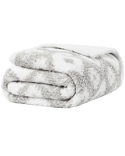 Eddie Bauer Rock Creek Printed Sherpa Throw Home