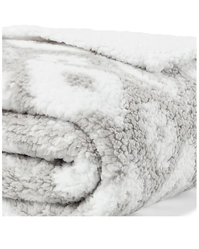 Eddie Bauer Rock Creek Printed Sherpa Throw Home - Image 2