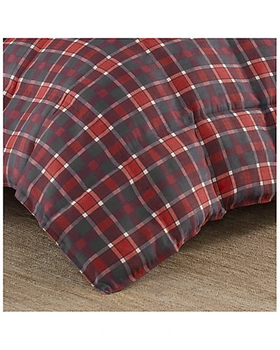 Eddie Bauer Timber Tartan Red Micro Suede Comforter Set Home - Image 2