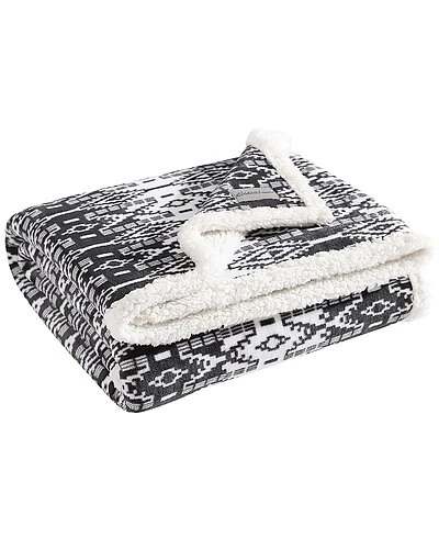 Eddie Bauer San Juan Ultra Soft Plush Fleece-Reversible Throw Blanket Home - Image 2