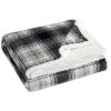 Eddie Bauer Vail Plaid Ultra Soft Plush Fleece-Blanket Home