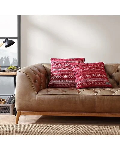 Eddie Bauer Classic Fair Isle Sherpa Pillow Cover Set Home - Image 2
