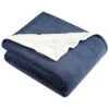 Eddie Bauer Signature Solid Ultra Soft Plush Fleece Blanket Home