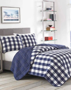 Eddie Bauer Lake House Plaid Quilt Set Home