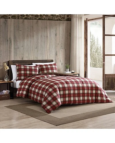 Eddie Bauer Navigation Plaid Comforter Set Home