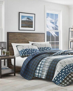 Eddie Bauer Lue Creek Plaid Quilt Set Home