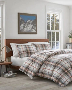 Eddie Bauer Classic Plaid Duvet Set Home