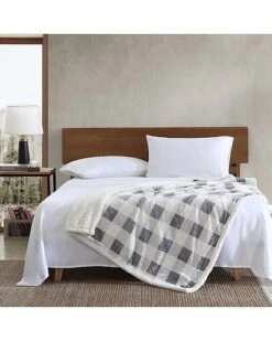 Eddie Bauer Nautica Mountain Plaid Chrome Throw Home