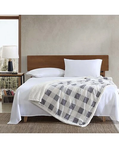 Eddie Bauer Nautica Mountain Plaid Chrome Throw Home