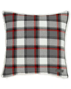 Eddie Bauer Wallace Plaid Cinder Square Pillow Home