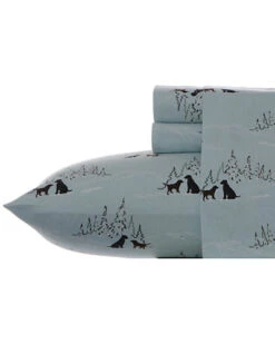 Eddie Bauer Dog Friends Flannel Sheet Set Home