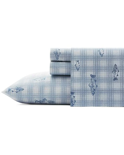 Eddie Bauer Methow Plaid Percale Sheet Set Home