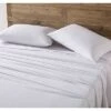 Eddie Bauer Solid 100% Cotton Flannel Sheet Set Home