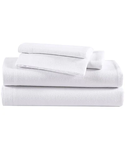 Eddie Bauer Solid 100% Cotton Flannel Sheet Set Home - Image 2