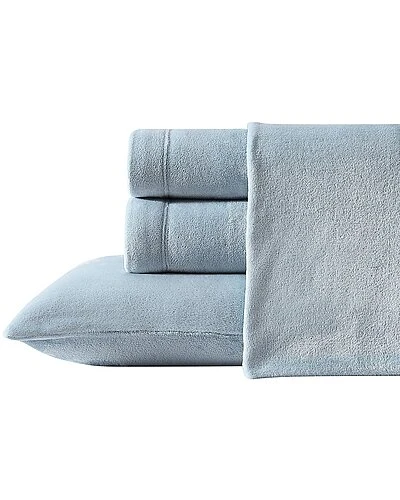 Eddie Bauer Solid Plush Fleece Sheet Set Home - Image 2