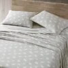 Eddie Bauer Lk Grove 100% Cotton Flannel Sheet Set Home