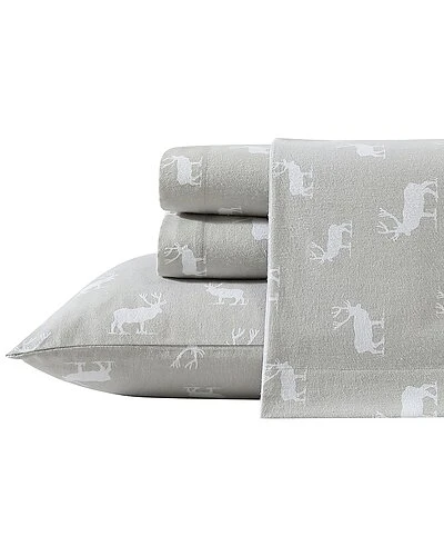 Eddie Bauer Lk Grove 100% Cotton Flannel Sheet Set Home - Image 2