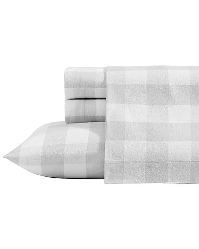 Eddie Bauer Lakehouse Plaid 100% Cotton Flannel Sheet Set Home - Image 2