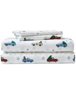 Eddie Bauer Winter Outing 100% Cotton Flannel Sheet Set Home
