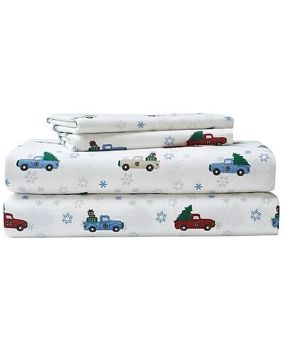 Eddie Bauer Winter Outing 100% Cotton Flannel Sheet Set Home
