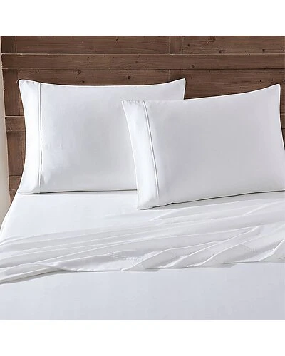 Eddie Bauer Signature Solid Cotton Blend 500Tc Sateen Sheet Set Home