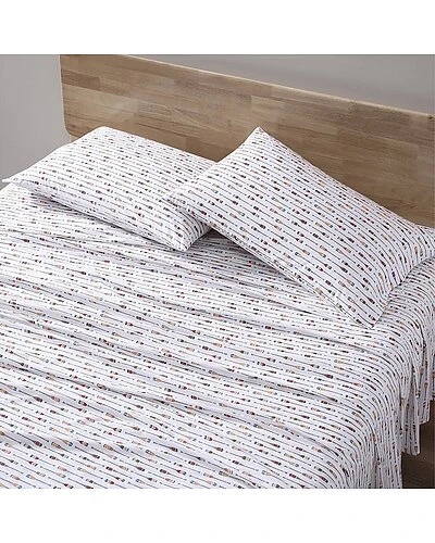 Eddie Bauer Canoe Lake Paddle 100% Cotton Percale Sheet Set Home - Image 2