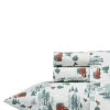 Eddie Bauer Tree Farm Flannel Sheet Set Home