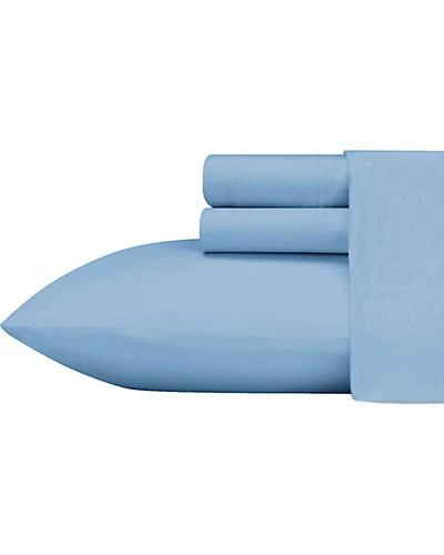 Eddie Bauer Jersey Knit Solid Dark Blue Sheet Set Home