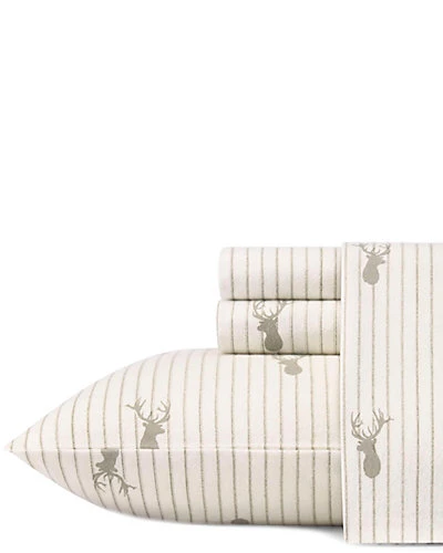 Eddie Bauer Deer Lodge Flannel Sheet Set Home