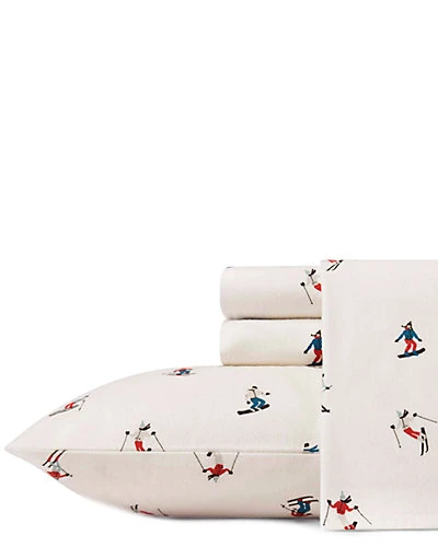 Eddie Bauer Ski Slope Flannel Sheet Set Home