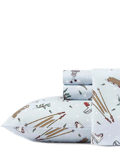 Eddie Bauer Snow Days Flannel Sheet Set Home