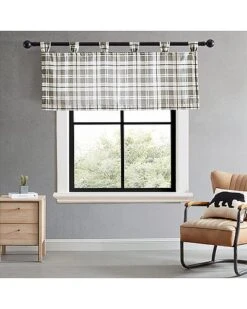 Eddie Bauer Fall Creek Plaid Window Valance Home