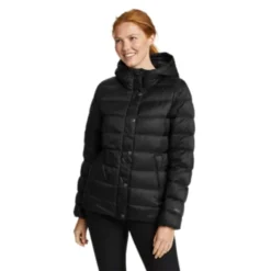 Eddie Bauer Women's StratusTherm Hooded Down Jacket