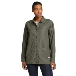 Eddie Bauer Women's EB Hemplify Utility Shirt Jacket