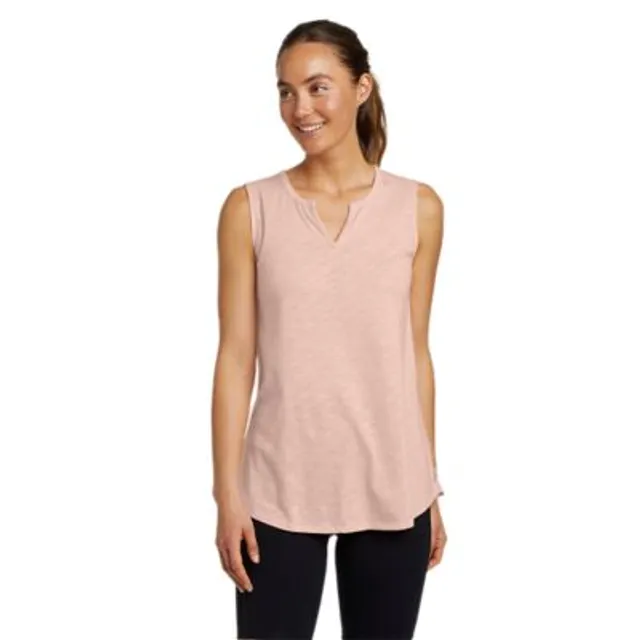 Eddie Bauer Women's Gate Check Sleeveless Split-Neck Tunic - Image 4