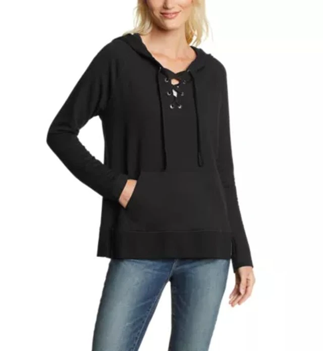 Eddie Bauer Women's Everyday Enliven Pullover Lace-Up Hoodie