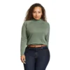 Eddie Bauer Women's Favorite Long-Sleeve Relaxed Mock Neck T-Shirt