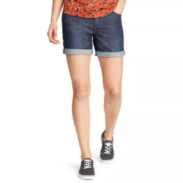 Eddie Bauer Women's Boyfriend Rolled Shorts - Image 3