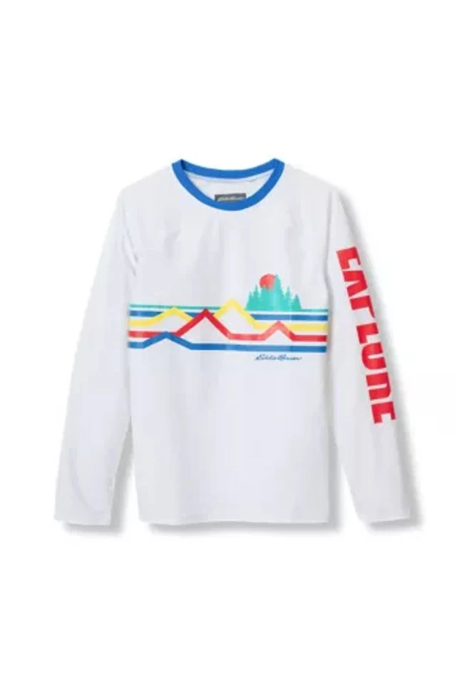 Eddie Bauer Boys' Sea Spray Long-Sleeve Rashguard T-Shirt - Image 2