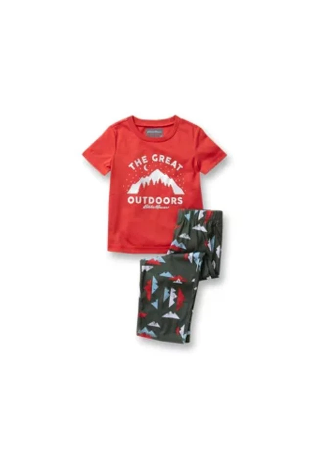 Eddie Bauer Toddler Boys' Loose Fit Sleep Set - Image 2