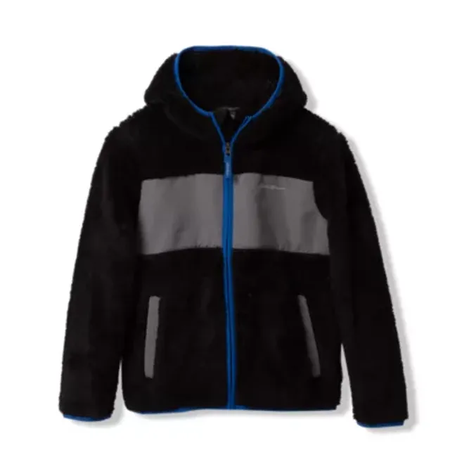 Eddie Bauer Boys' Quest Fleece Plush Hooded Jacket - Image 2